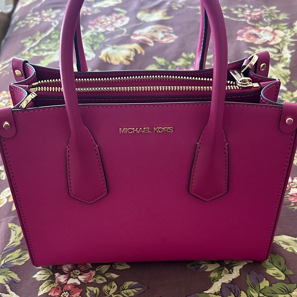 Michael Kors Magenta Satchel
